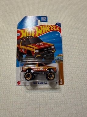 Hot Wheels Chevy Blazer 4x4 Toy Truck - Metallic Bronze and Gold